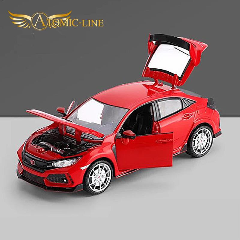 ホンダ（HONDA） シビック TYPE-R ミニカー 1/24 全3色 ライト点灯