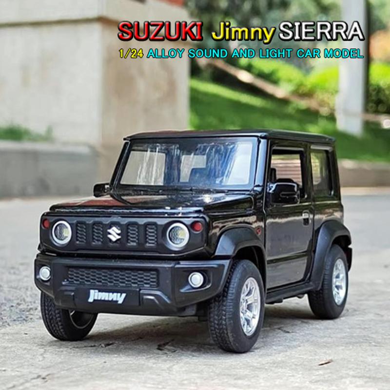 SUZUKI ジムニー SIERRA 1/24 ミニカー 全4色 ライト点灯 エンジン