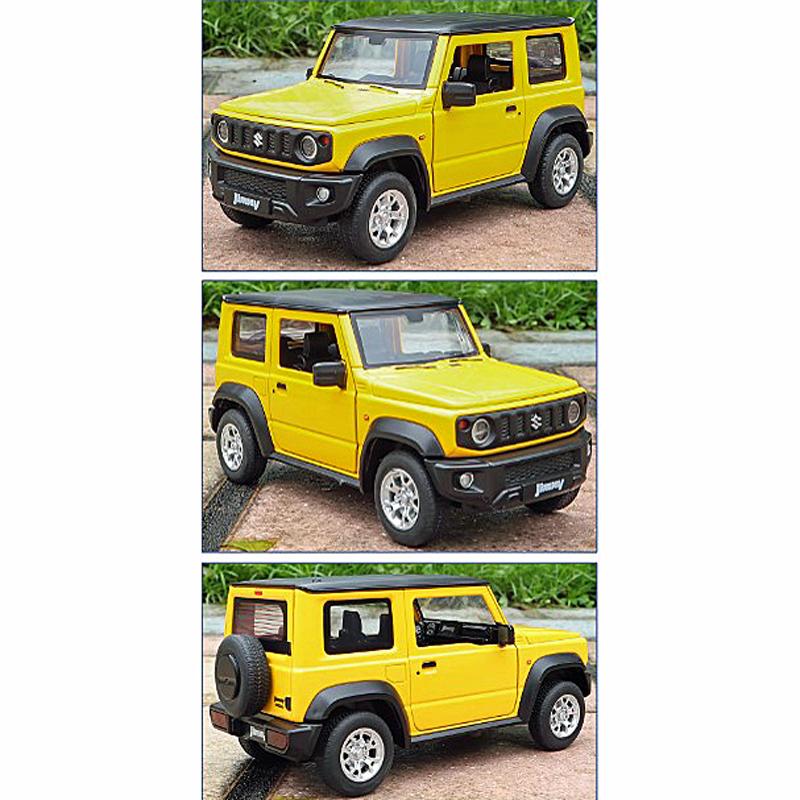 SUZUKI ジムニー SIERRA 1/24 ミニカー 全4色 ライト点灯 エンジン