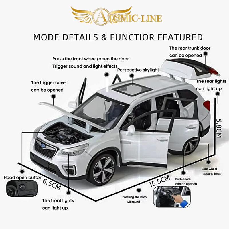 SUBARU SABARU フォレスター FORESTER 1/30 ミニカー 全3色