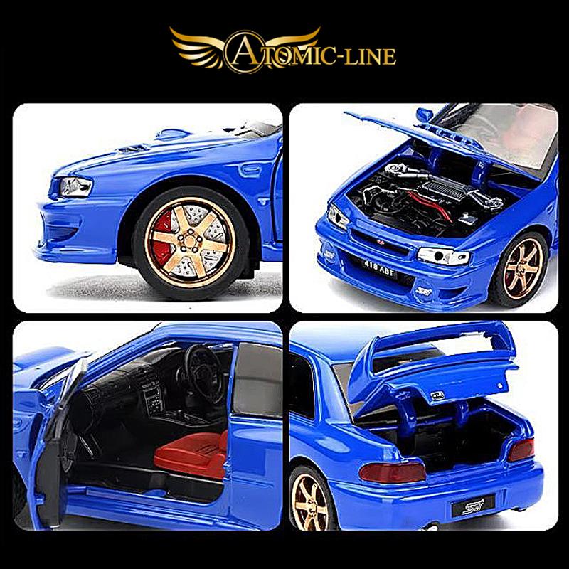 SUBARU インプレッサ STI WRX GC8 1/32 ミニカー 全4色 ライト SUBARU インプレッサ STI WRX GC8 1/32 ミニカー 全4色 ライト
