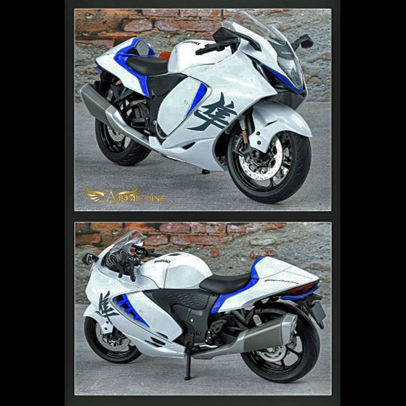 SUZUKI 隼 GSX-1300R ハヤブサ 1/9 ミニカー 全2色 ライト点滅