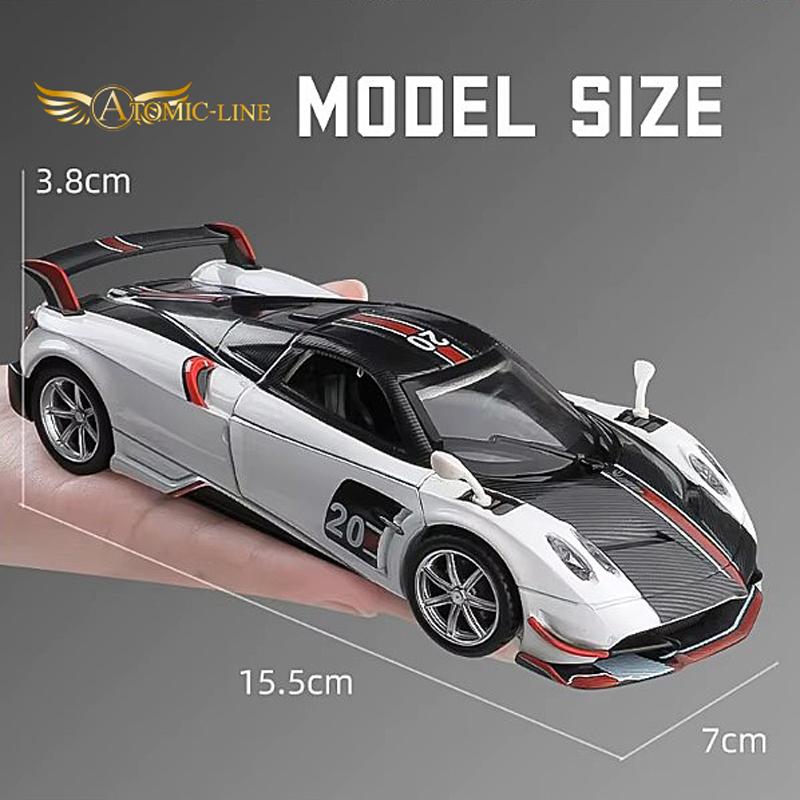 パガーニ Huayra BC ウアイラ 1/32 ミニカー 全2色 ライト点灯