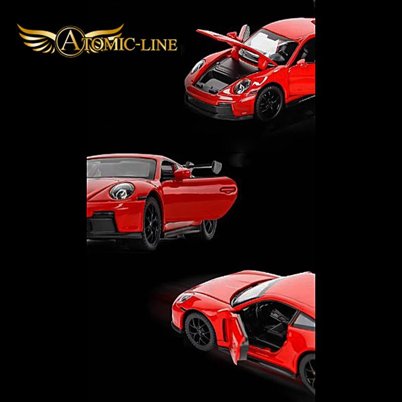 PORSCHE DESIGN ポルシェ 911 GT3 ミニカー 1/32 全3色 ライト