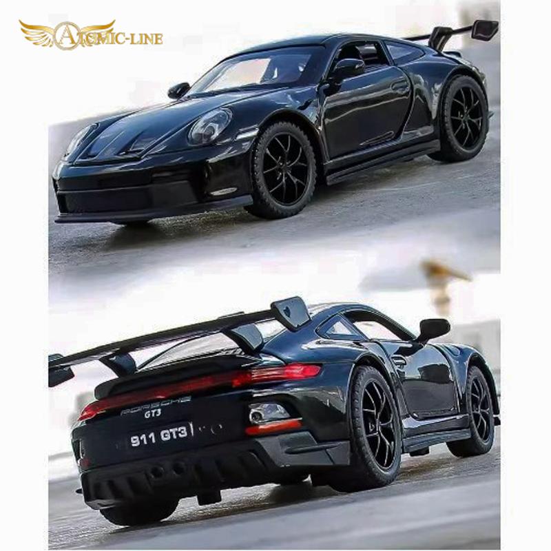 PORSCHE DESIGN ポルシェ 911 GT3 ミニカー 1/32 全3色 ライト