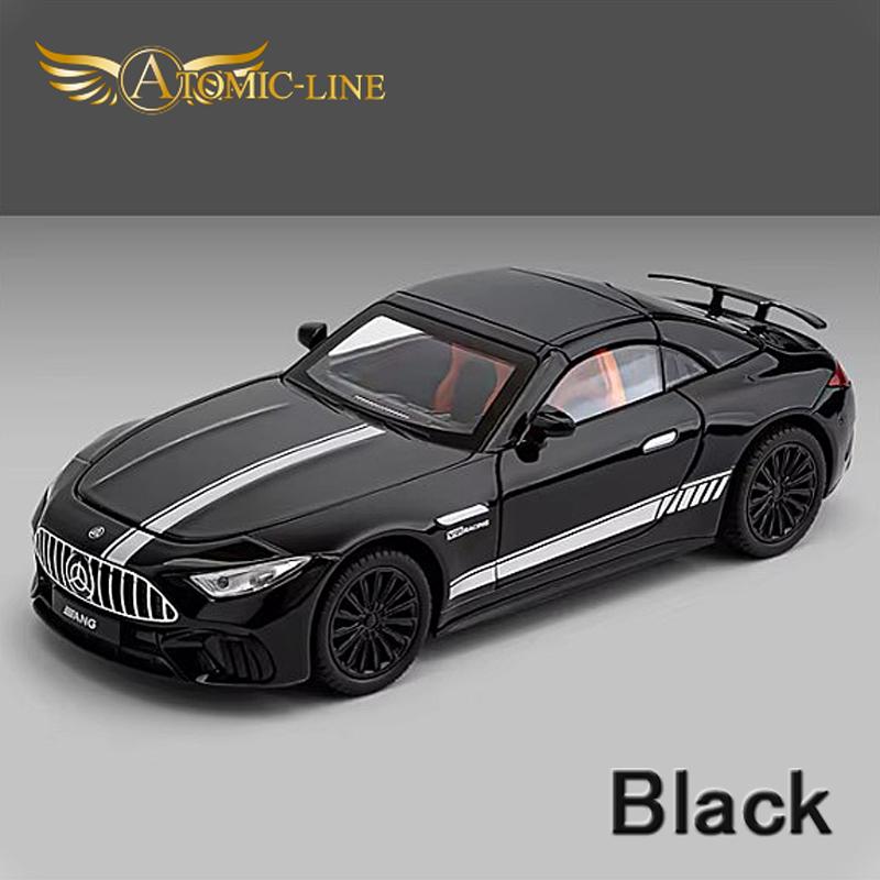 メルセデス ベンツ SL63 1/32 ミニカー 全3色 ライト点灯 エンジン