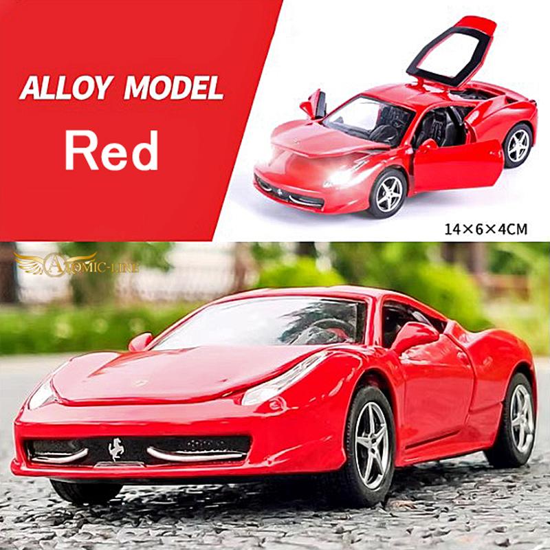 Ferrari フェラーリ 458 1/32 ミニカー 全2色 ライト点灯