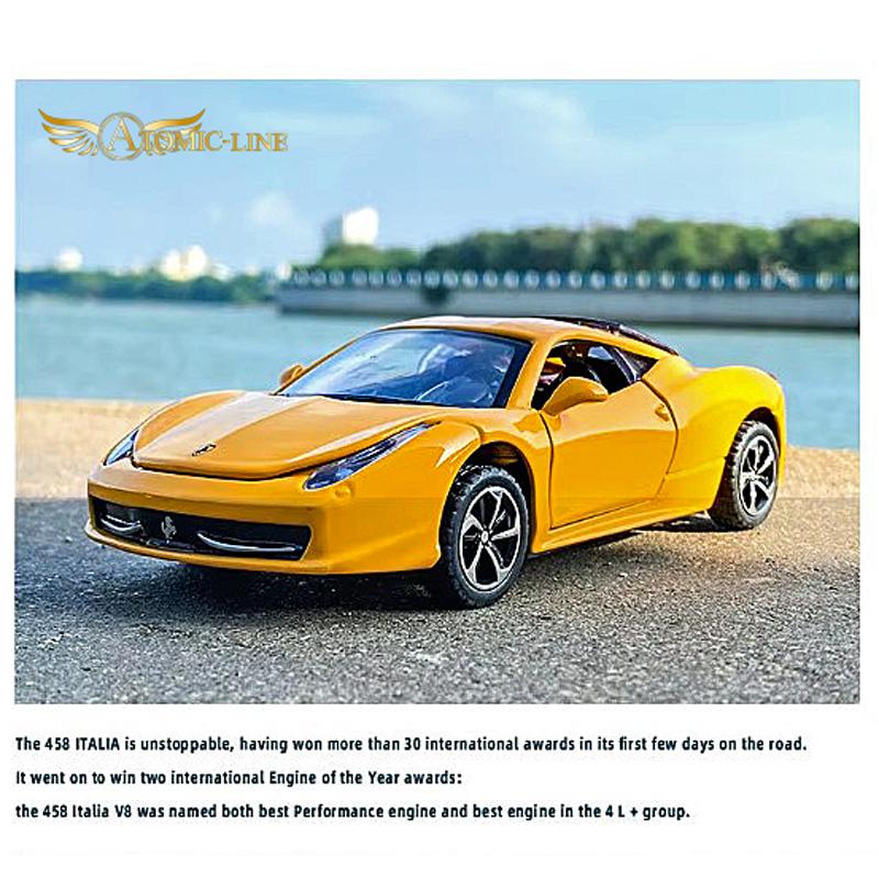 Ferrari（フェラーリ） Ferrari 458 1/32 ミニカー 全2色 ライト点灯