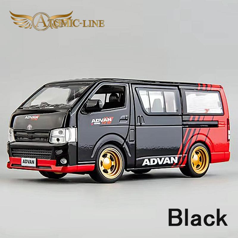 トヨタ（TOYOTA） 200系 ハイエース 全2色 ミニカー 1/32 ライト点灯