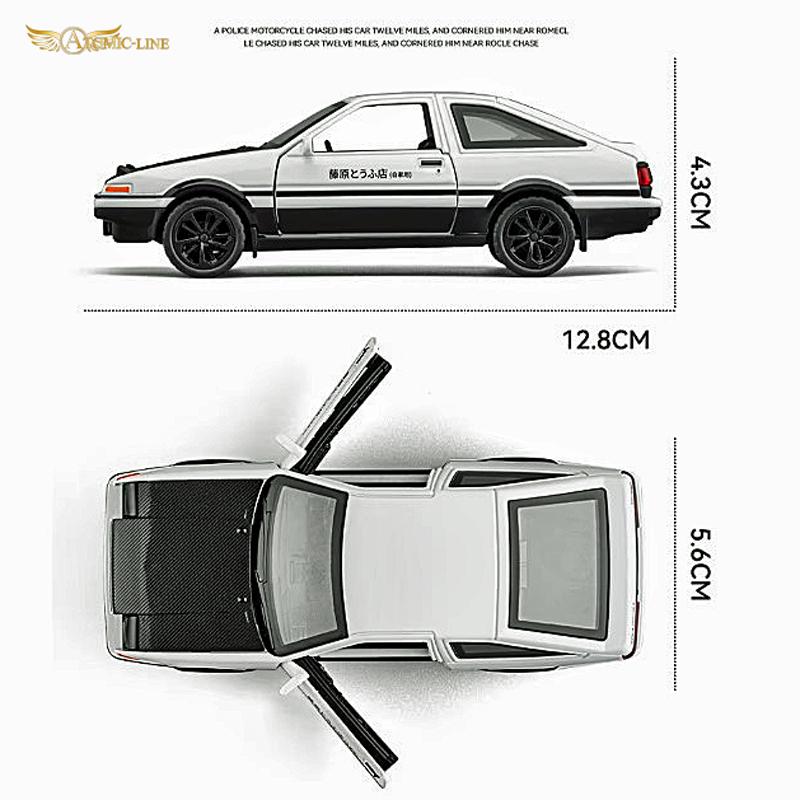 トヨタ（TOYOTA） AE86 SPRINTER トレノ 1/36 ミニカー 合金モデル