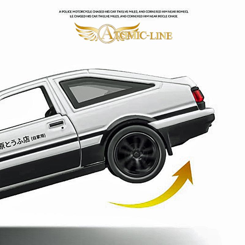 トヨタ（TOYOTA） AE86 SPRINTER トレノ 1/36 ミニカー 合金モデル