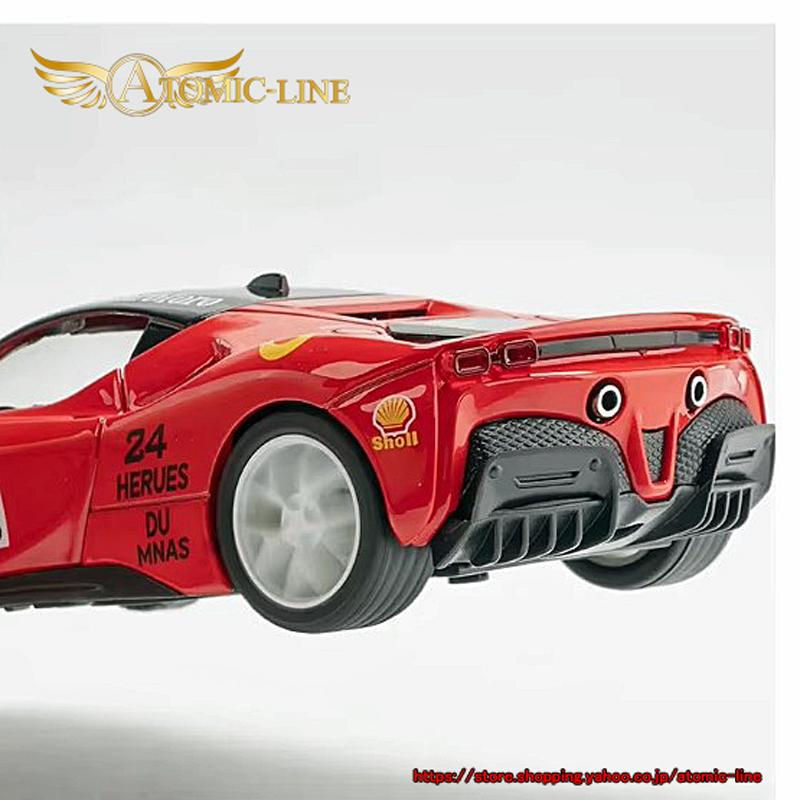 フェラーリ SF90 Marbloro ミニカー 1/32 ライト点灯 エンジンサウンド