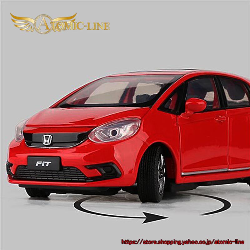 ホンダ FIT フィット 4th 1/32 ミニカー 全4色 ライト点灯 ホンダ FIT フィット 4th 1/32 ミニカー 全4色 ライト点灯