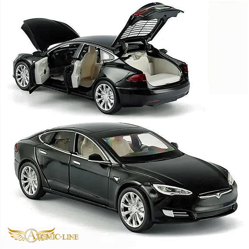 テスラ モデルSミニカー テスラ MODEL S 1/24 ミニカー 全5色 ライト