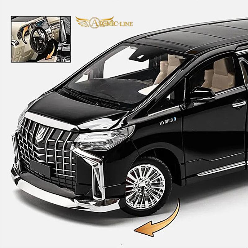 トヨタ（TOYOTA） アルファード 1/18 ミニカー 全2色 ライト点灯