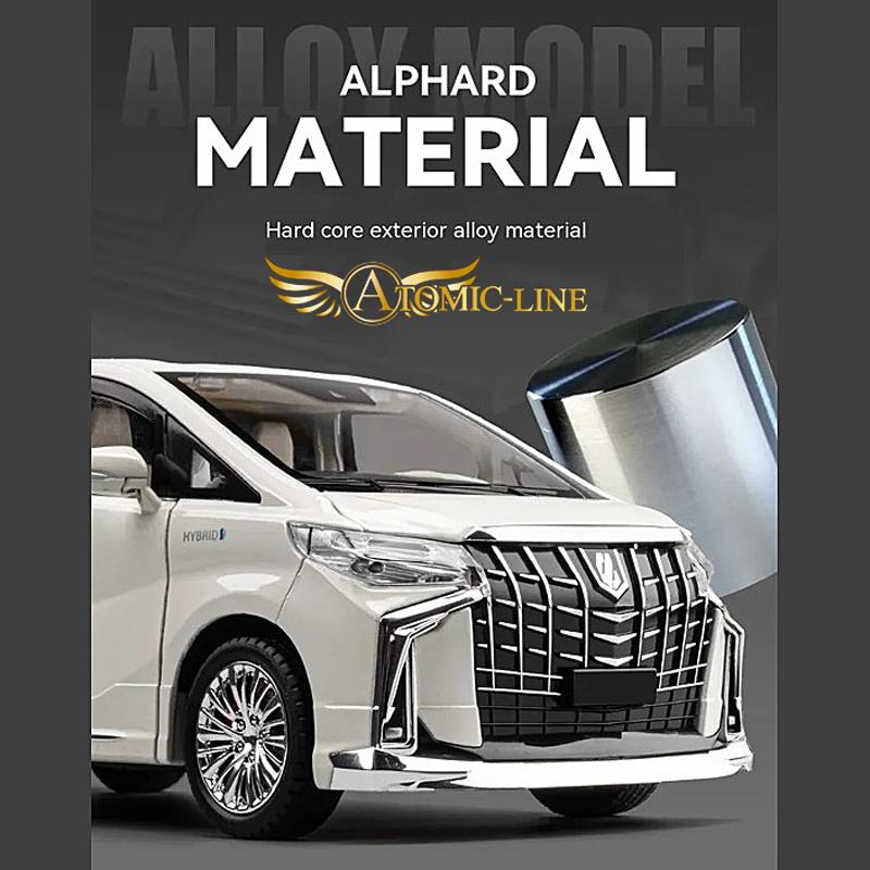 トヨタ（TOYOTA） アルファード 1/18 ミニカー 全2色 ライト点灯