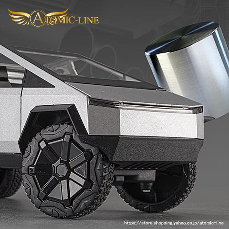 テスラ TESLA サイバートラック 1/24 ミニカー 全3色 ライト点灯