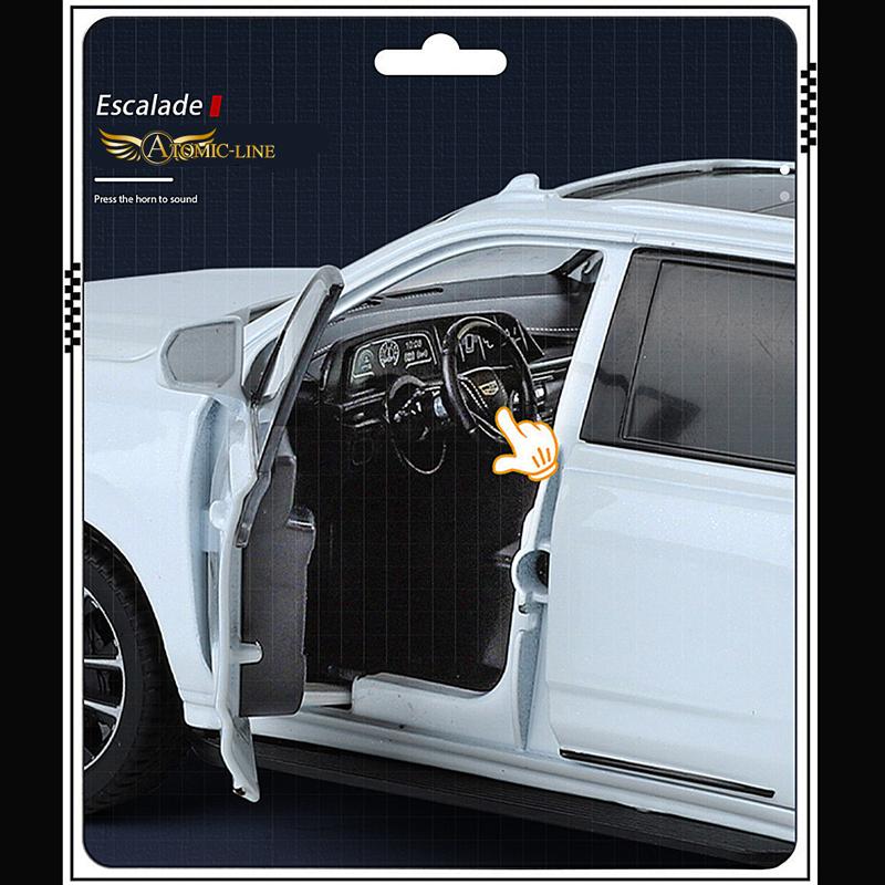 キャデラック Cadillac エスカレード 1/24 ミニカー 全3色 ライト点灯