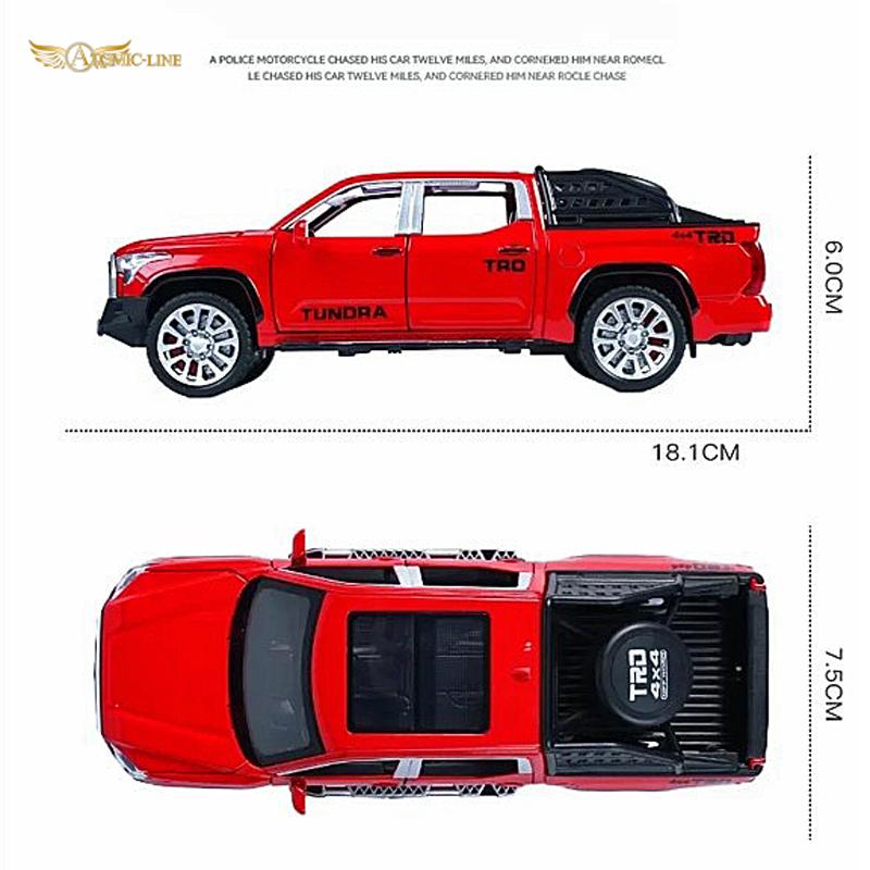トヨタ（TOYOTA） TUNDRA タンドラ 1/32 ミニカー 全4色 ライト点灯
