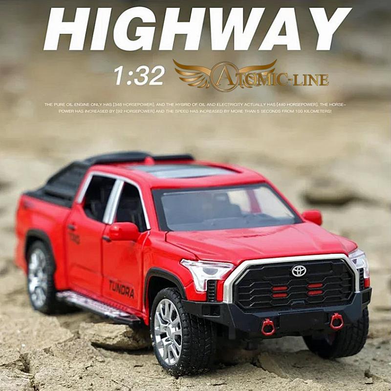 トヨタ（TOYOTA） TUNDRA タンドラ 1/32 ミニカー 全4色 ライト点灯