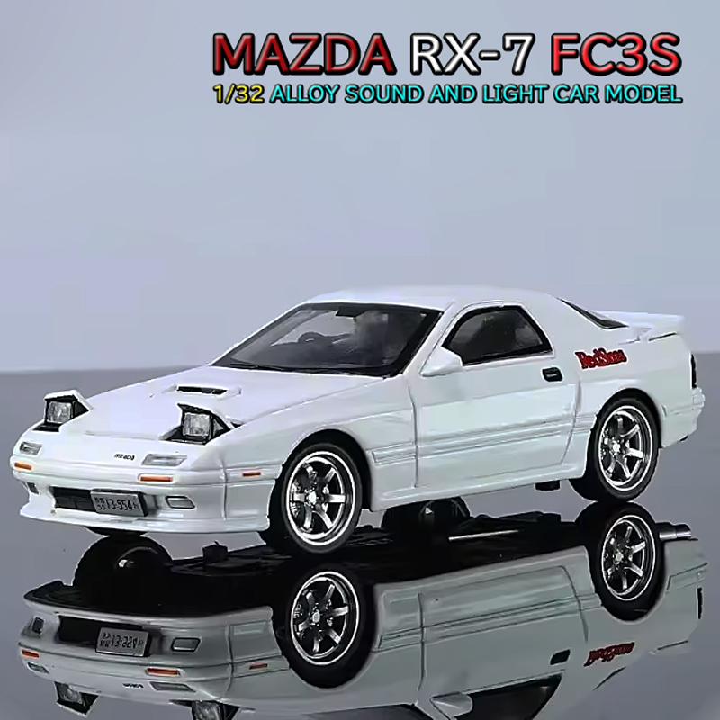 マツダ RX-7 FC3S 1/32 ミニカー 全4色 ライト点灯 エンジン
