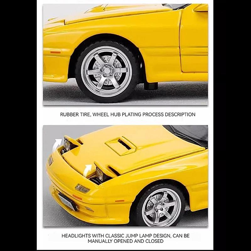 マツダ（Mazda） RX-7 FC3S 1/32 ミニカー 全4色 ライト点灯 エンジン