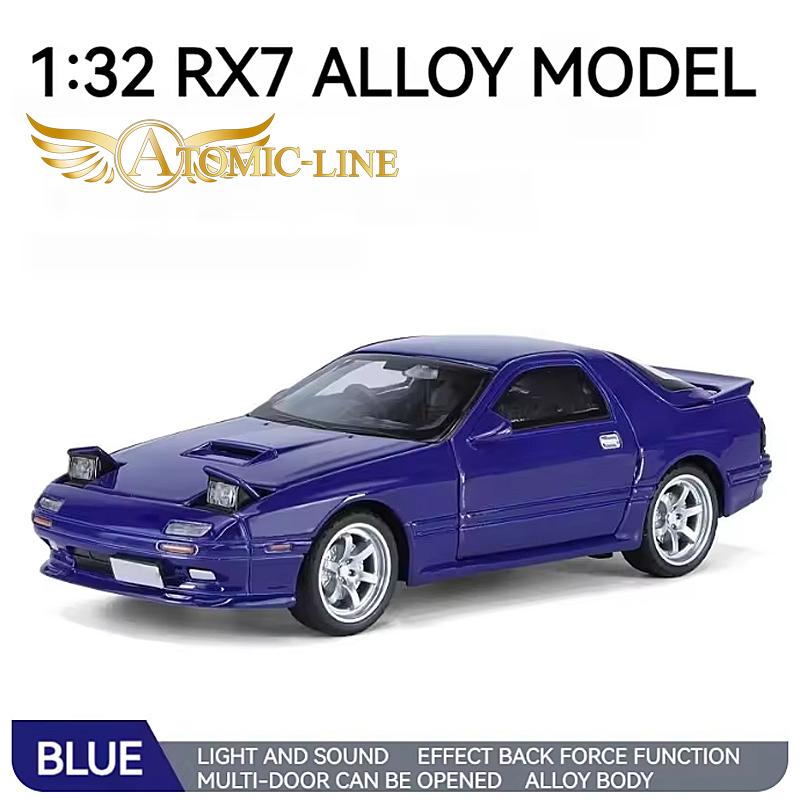 マツダ（Mazda） RX-7 FC3S 1/32 ミニカー 全4色 ライト点灯 エンジン