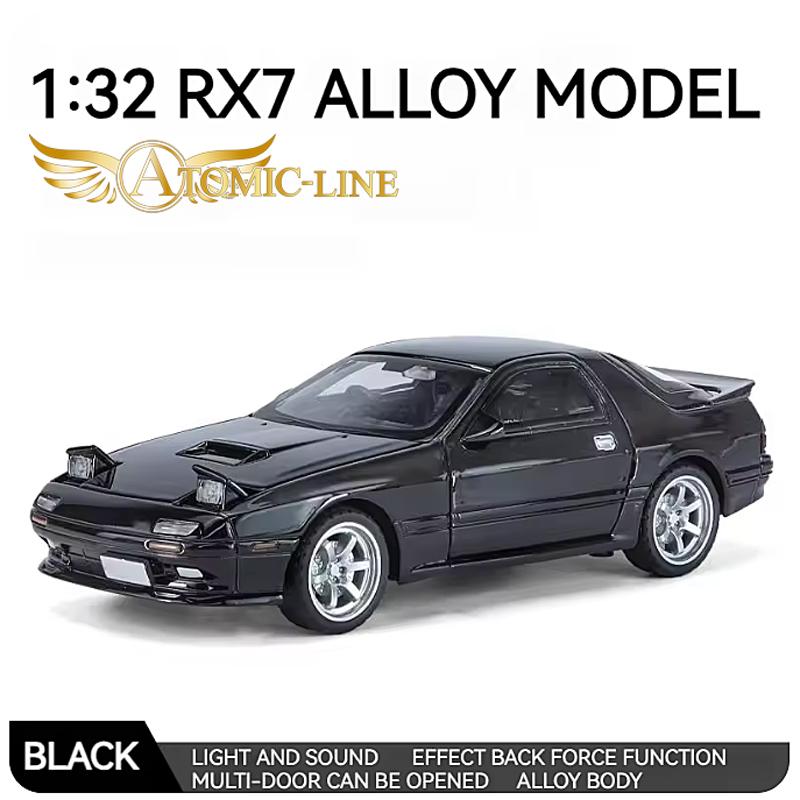 マツダ（Mazda） RX-7 FC3S 1/32 ミニカー 全4色 ライト点灯 エンジン