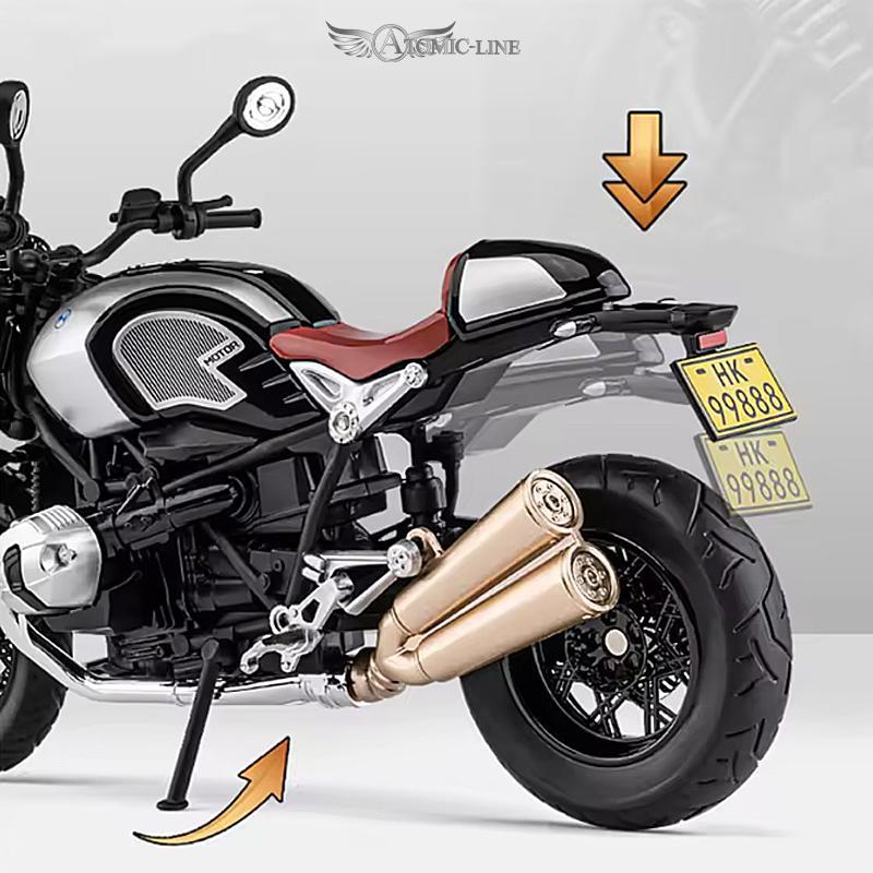 BMW BMW R Nine-t 1/12 ミニカー 全2色 ライト点灯 エンジンサウンド