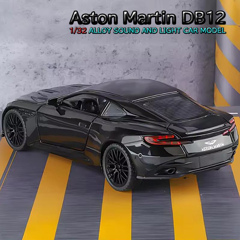 アストンマーティン DB12 ミニカー 1/32 全3色 ライト点灯 エンジン