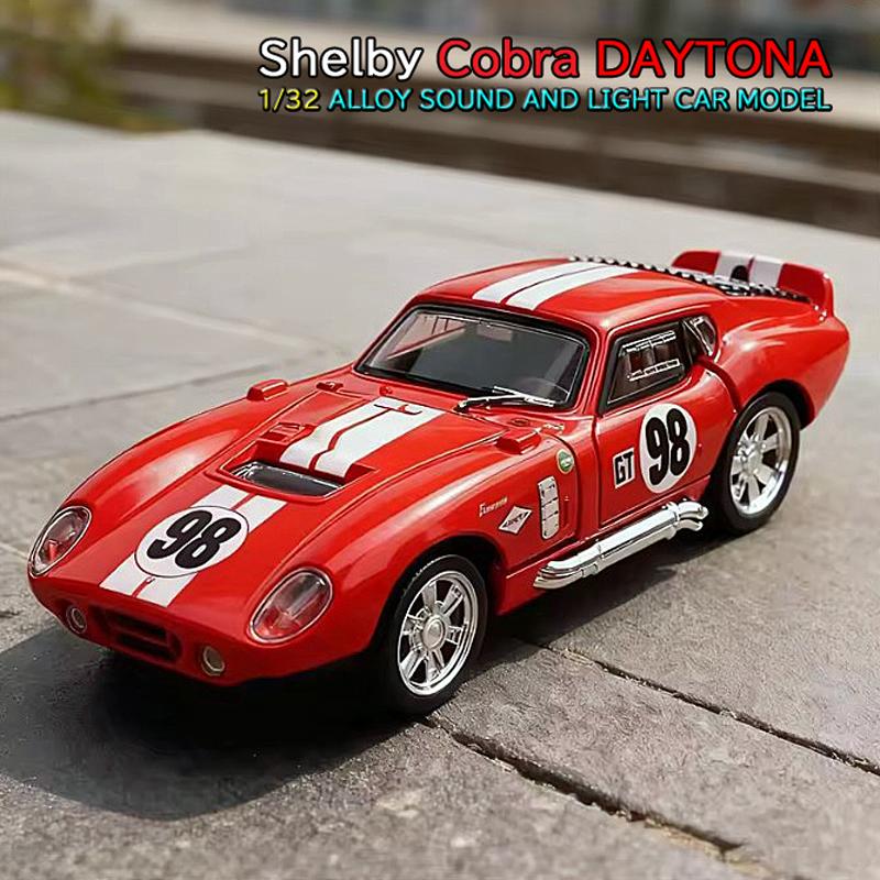 シェルビー Cobra デイトナ クーペ 1/32 ミニカー 全3色 ライト点灯
