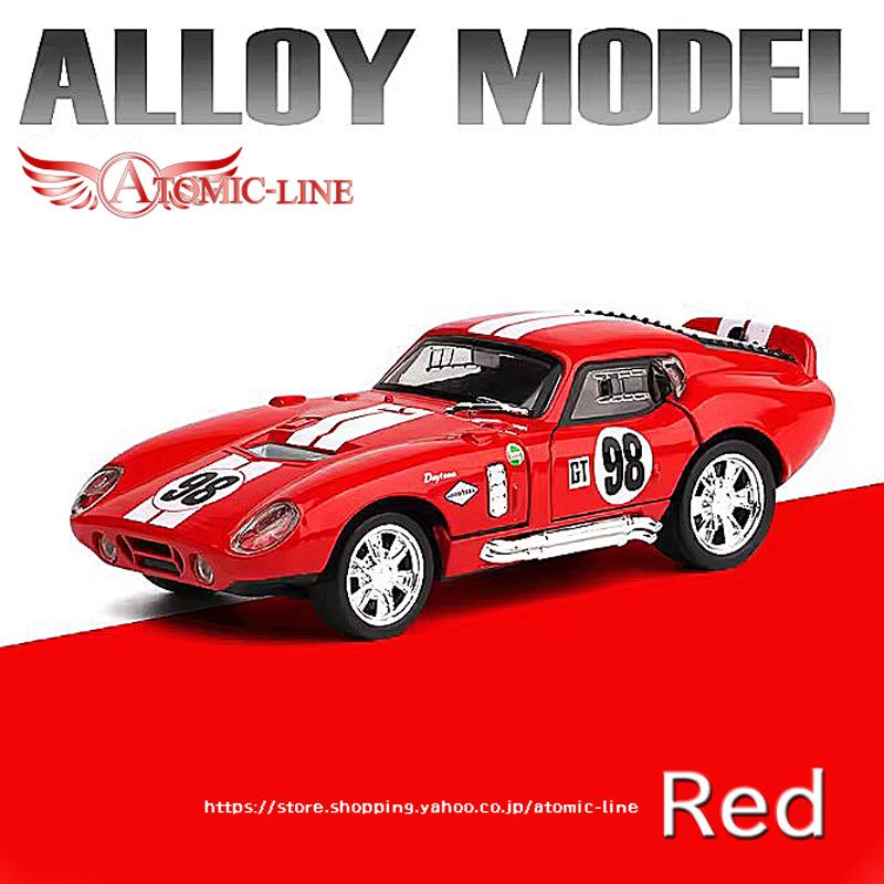 シェルビー Cobra デイトナ クーペ 1/32 ミニカー 全3色 ライト点灯