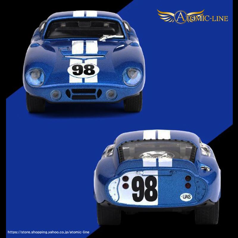 シェルビー Cobra デイトナ クーペ 1/32 ミニカー 全3色 ライト点灯
