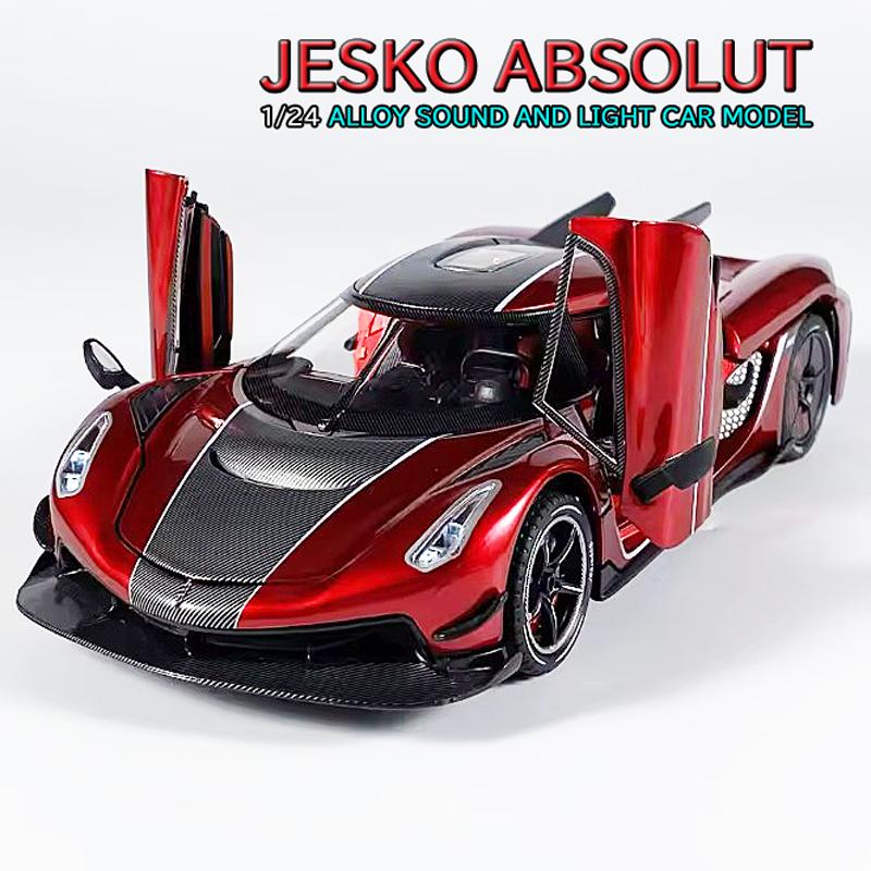 ケーニグセグ JESKO アブソリュート 1/24 ミニカー 全3色 ライト点灯