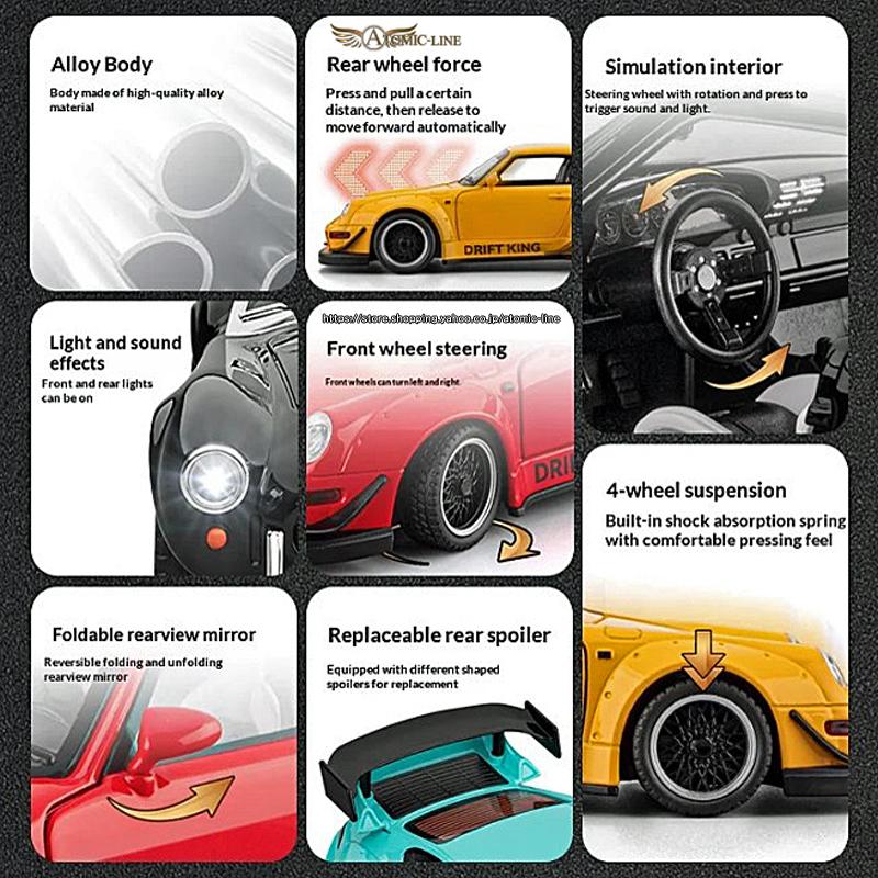 PORSCHE DESIGN（ポルシェ デザイン） ポルシェ 911 RWB 993 ミニカー