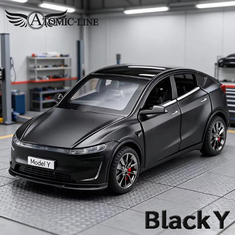 テスラ MODEL Y 1/32 ミニカー 全4色 ライト点灯 エンジンサウンド