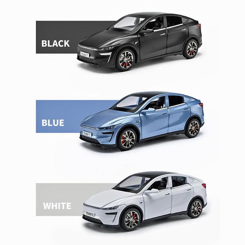 テスラ MODEL Y 1/32 ミニカー 全4色 ライト点灯 エンジンサウンド