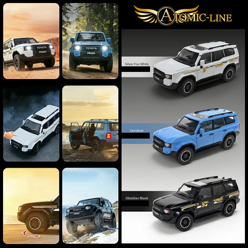 トヨタ（TOYOTA） ランドクルーザー 250 PRADO 1/24 ミニカー 全3色