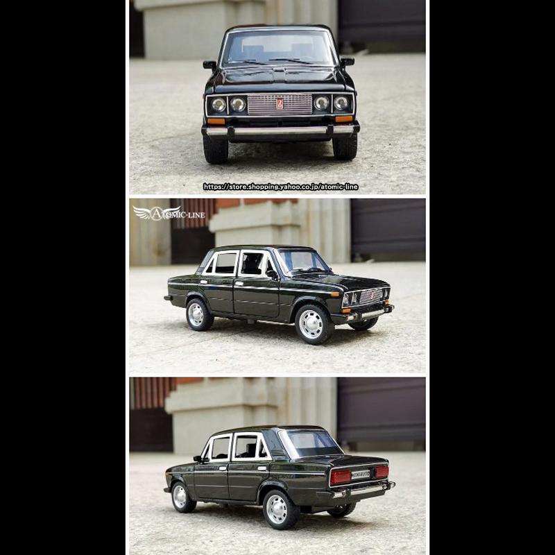 アフトヴァース VAZ-2106 Lada 1600 ミニカー 1/24 全3色 ライト点灯