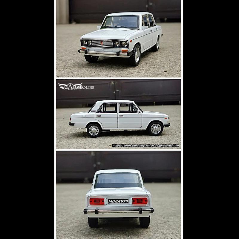 アフトヴァース VAZ-2106 Lada 1600 ミニカー 1/24 全3色 ライト点灯
