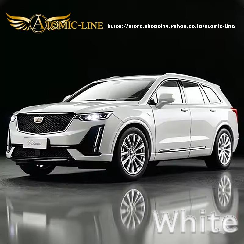 キャデラック XT6 クロスオーバー SUV ミニカー 1/24 全4色 ライト点灯