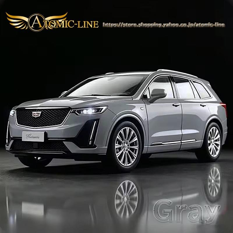 キャデラック XT6 クロスオーバー SUV ミニカー 1/24 全4色 ライト点灯