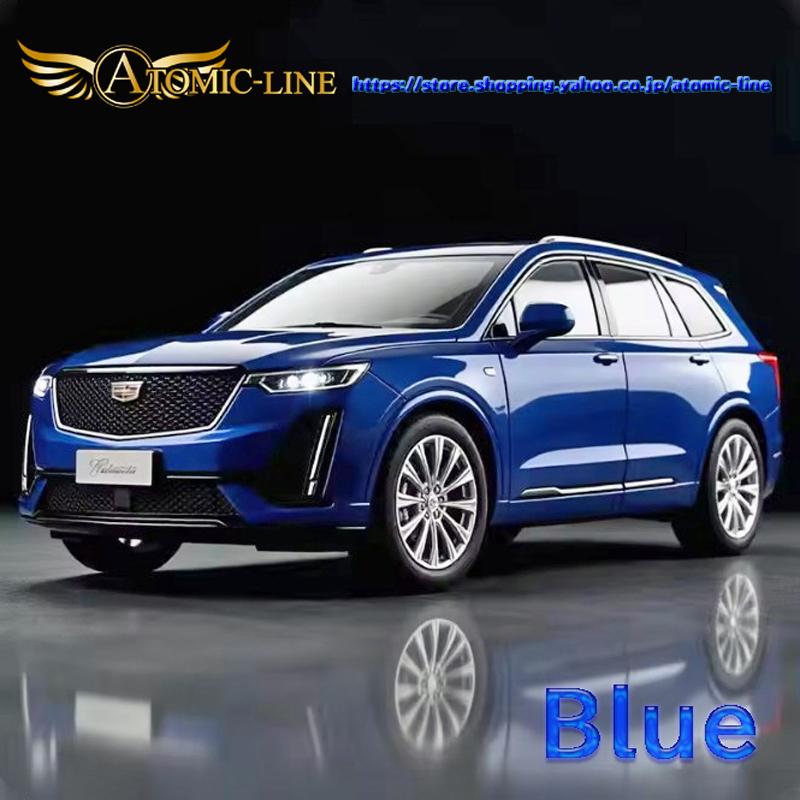 キャデラック XT6 クロスオーバー SUV ミニカー 1/24 全4色 ライト点灯