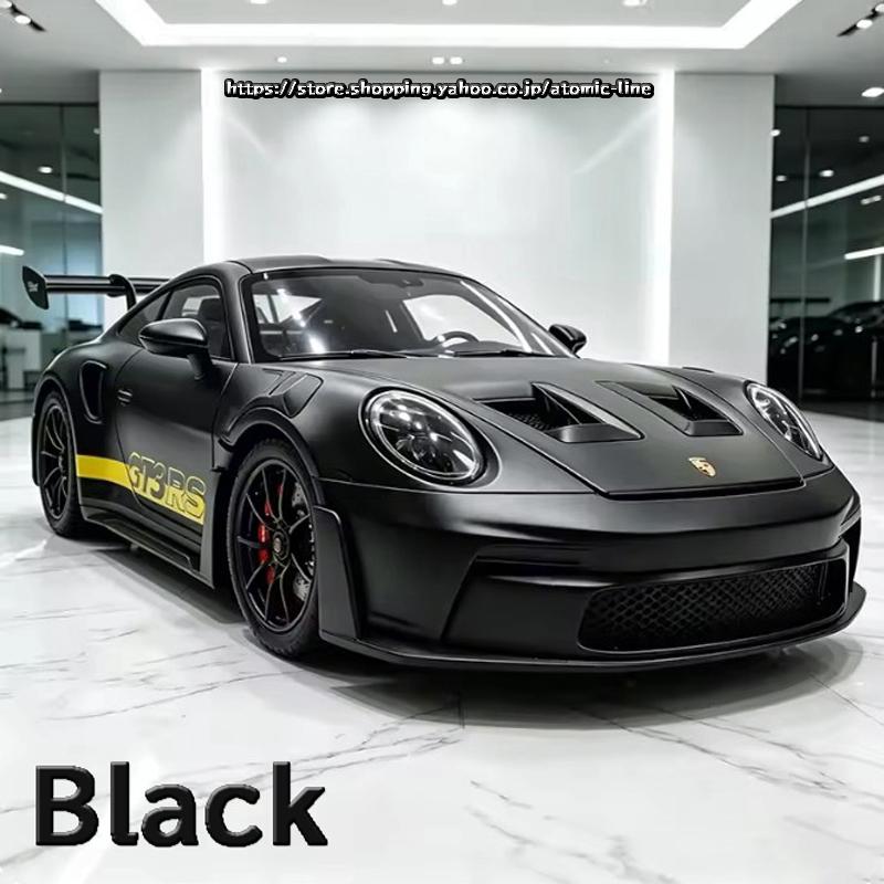 porscheポルシェ GT3 ミニカーペーパーウェイト【希少】 マットブラック PORSCHE DESIGN（ポルシェ デザイン） ポルシェ 911 GT3 RS 1/24