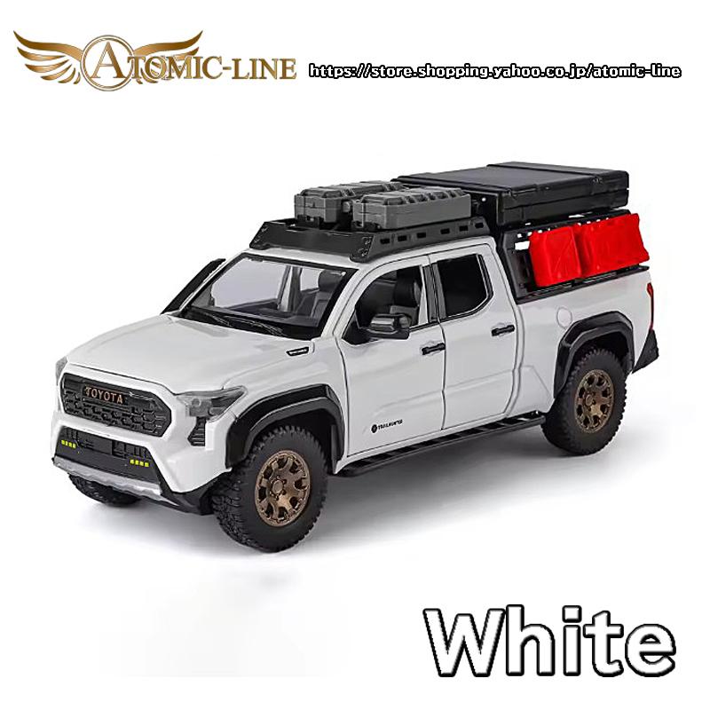 トヨタ（TOYOTA） TACOMA 1/24 ミニカー 全3色 ライト点灯 エンジン