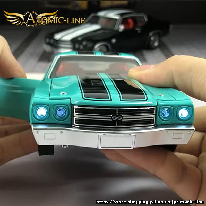 シボレー シェベル SS 454 1/24 ミニカー 全2色 ライト点灯 サウンド