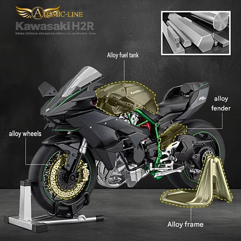 カワサキ（Kawasaki） ニンジャ H2 H2R 1/6 ミニカー 全2タイプ USB