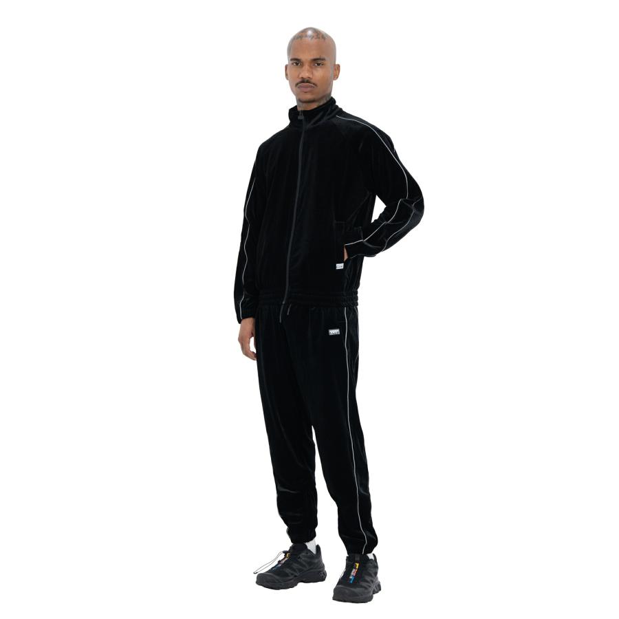 PRO CLUB VELOUR トラックパンツ ベロア ブラック TRACK PANT Black プロクラブ ストリートファッション | PRO CLUB | 02