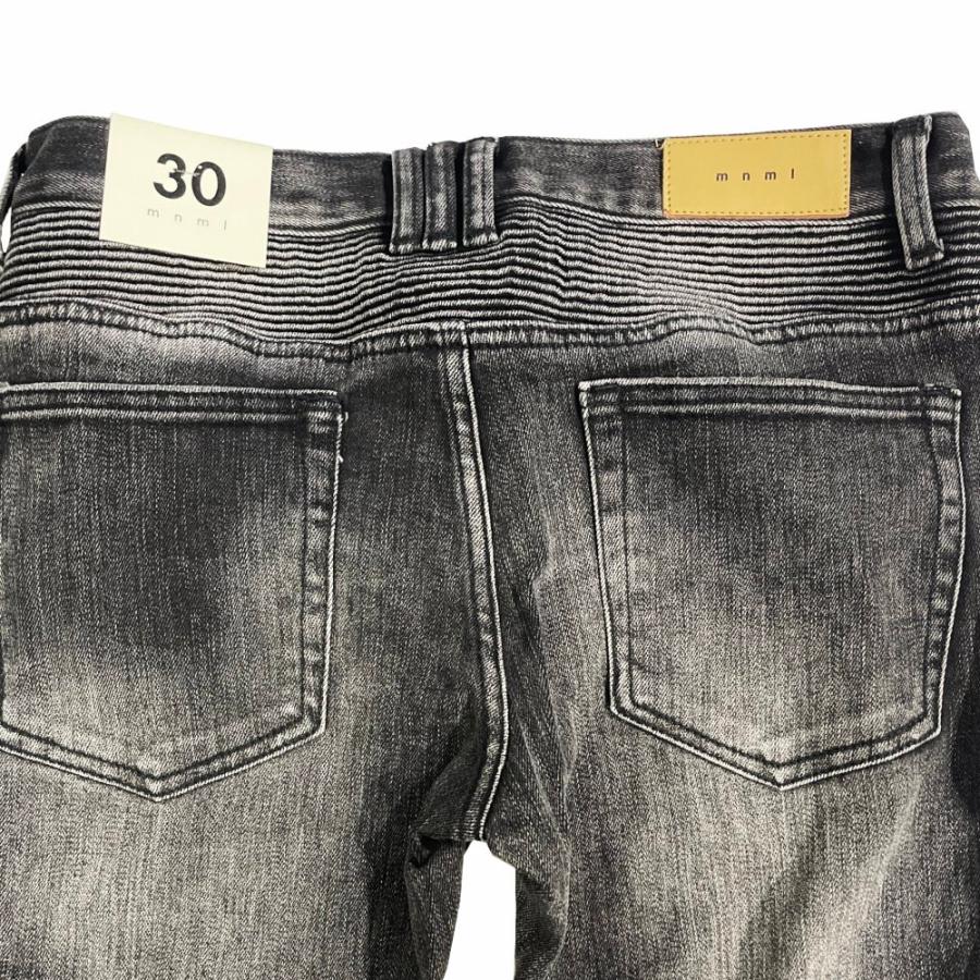 パンツ mnml M14 STRETCH DENIM BLACK M14 STRETCH DENIM デニムパンツ|mnml|ストリートファッション