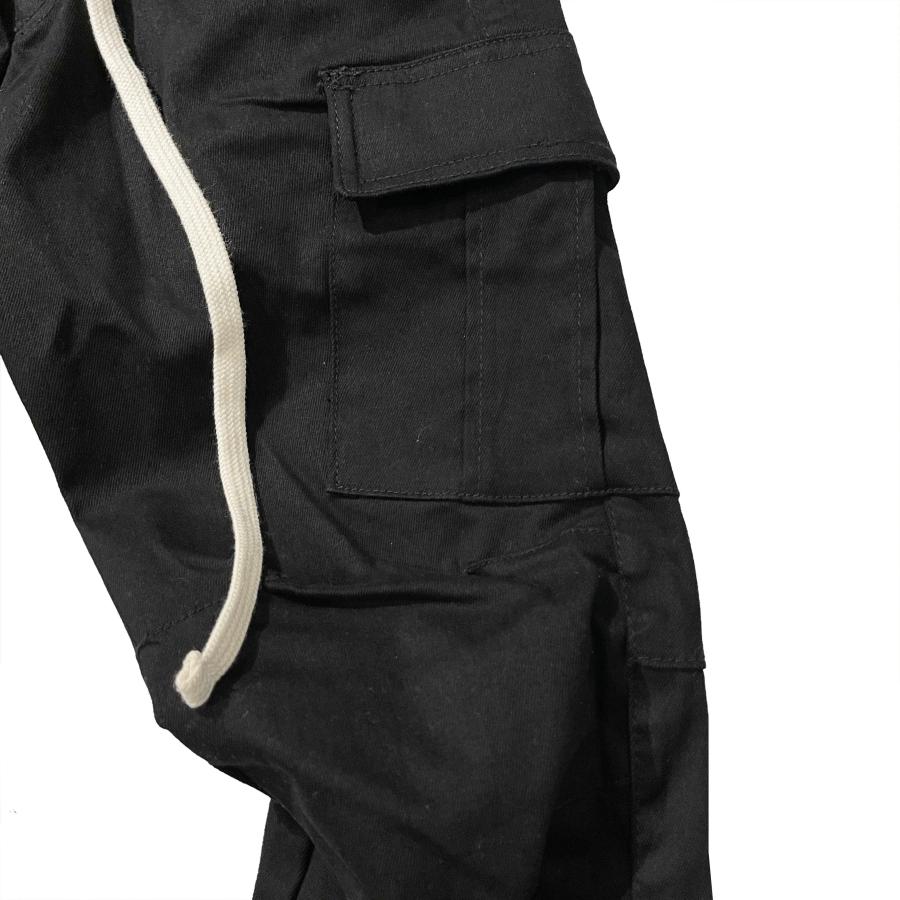 パンツ mnml ZIP CARGO DRAWCORD PANTS / BLACK mnml ZIP カーゴ ドローコード パンツ ブラック CARGO DRAWCORD